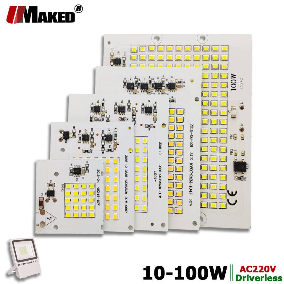 AC220V LED PCB 10W 20W 30W 50W - Flood Tray Table incelemesi ve fiyatı