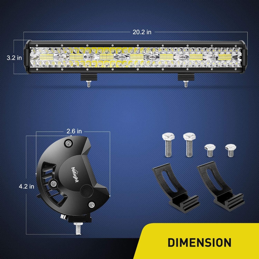 Nilight 20' Combo LED Işık Bar - Flood Tray Table incelemesi ve fiyatı